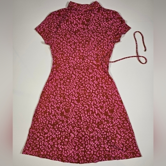 Free People Women's Marsaille Mini Dress Rust Combo Size Small NWT - Picture 11 of 16